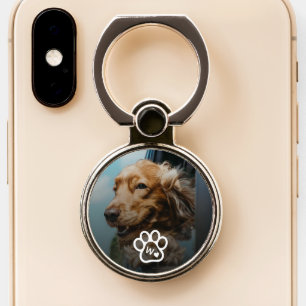 Custom Make Your Own Pet Photo Potrait Monogram Phone Ring Stand