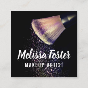 Custom Makeup Artist Business Card