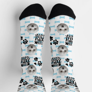 Custom Maltese Father's Day Socks