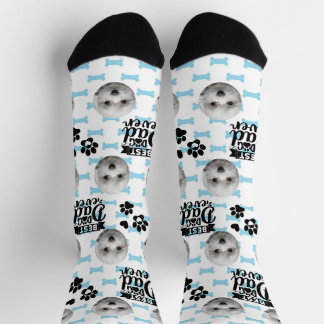 Custom Maltese Father's Day Socks