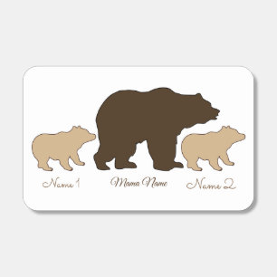 Custom Mama Bear With 2 Kid Names Mothers Day Gift Matchboxes