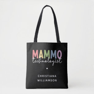 Custom Mammo Technologist Mammography Tech Gifts Tote Bag