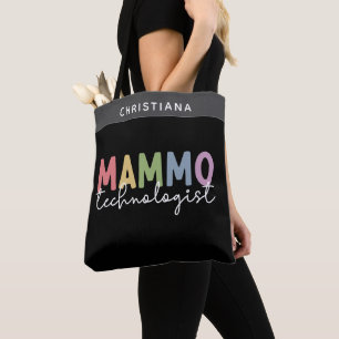 Custom Mammo Technologist Mammography Technician Tote Bag