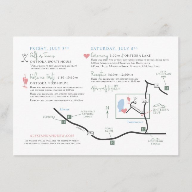 Custom Map Enclosure Card: FOR ALEXI (Front)