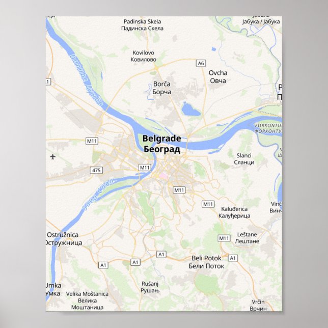 Custom Map Poster (Front)