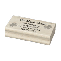 Custom Maple Syrup Business Rubber Stamp