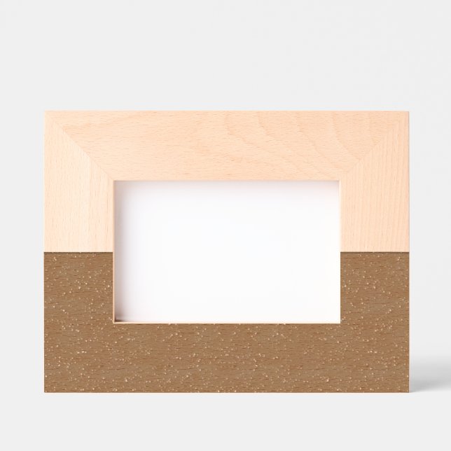 Custom Maple & Walnut Frame – Horizontal Split (Front)