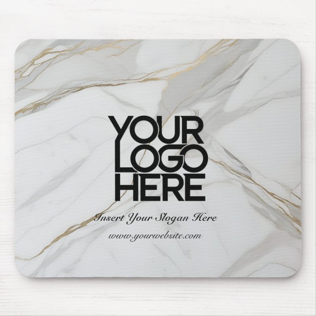 Custom Marble Company Logo Mouse Pad  (Front)