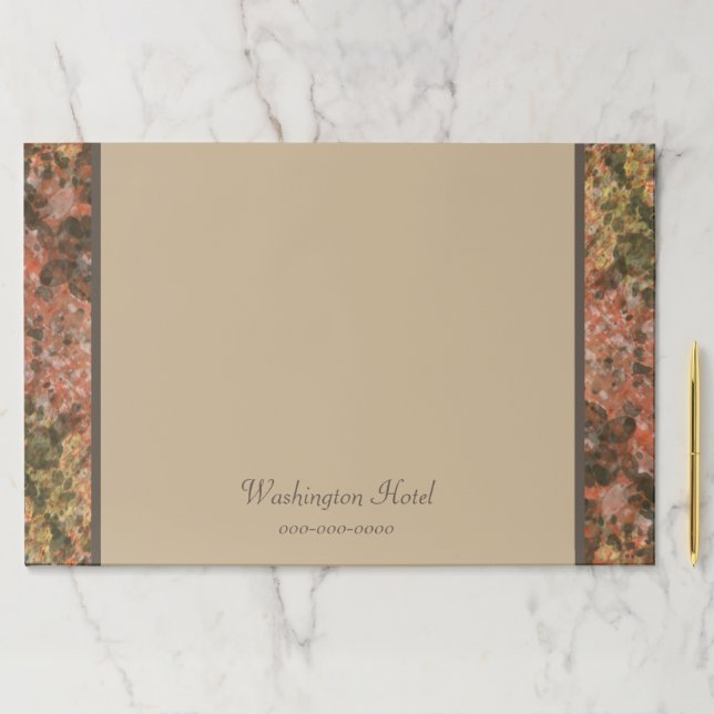 Custom Marble Desk Writing Paper Pad  (Insitu)