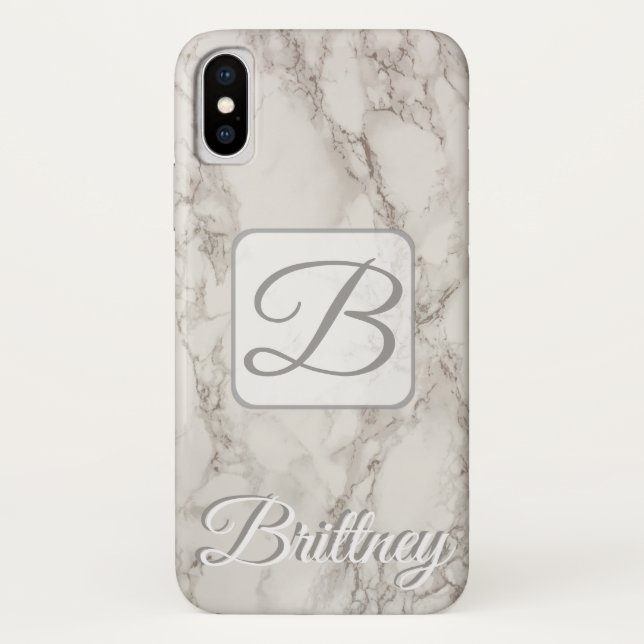 Custom marble Iphone x case (Back)