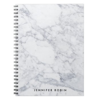 Custom Marble Notebook by WarmCoffee at Zazzle