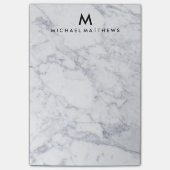 Custom Marble Post-it Notes by WarmCoffee at Zazzle