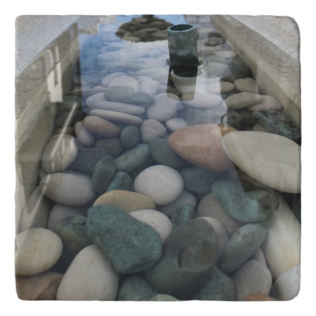 Custom Marble Stone Trivet (Front)