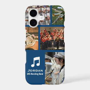 Custom Marching Band Orchestra Music Photo Collage iPhone 17 Case