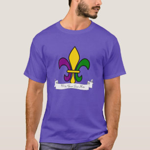 Custom Mardi Gras fleur-de-lys T-Shirt