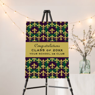 Custom Mardi Gras Party Foam Board