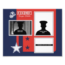 Custom Marine Corps Photo Collage