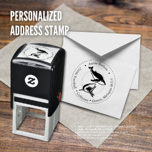 Custom Marine Life Personalized Address Stamp