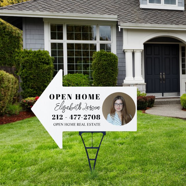 Custom Marketing Open House Real Estate White Sign (Creator Uploaded)
