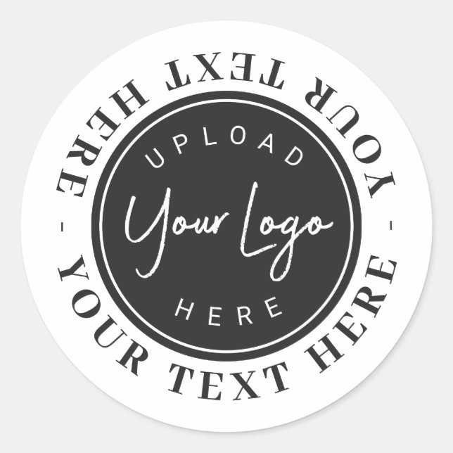 Custom Marketing Sticker with Logo (Front)