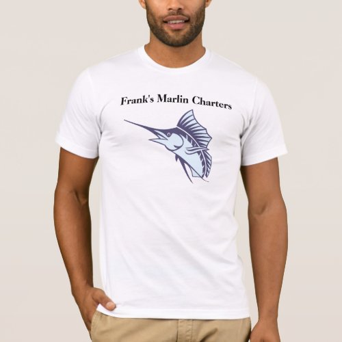 Custom Marlin Fishing Design Shirts