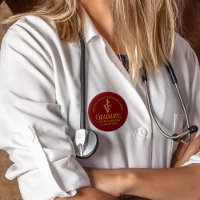 Custom Maroon Gold Veterinary School Graduation