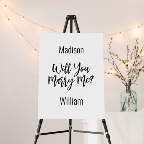 Custom Marriage Proposal Sign Engagement Proposal 