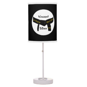 Custom Martial Arts 1st Degree Black Belt Lamp