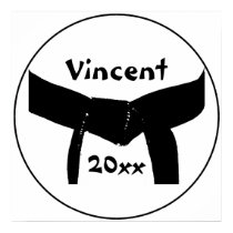 Custom Martial Arts Black Belt Poster Print Custom Martial Arts Black Belt Poster Print