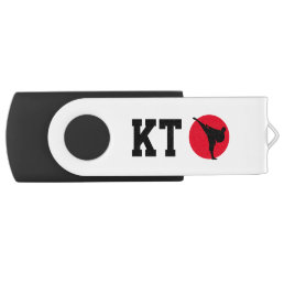 Custom martial arts karate swivel USB flash drive
