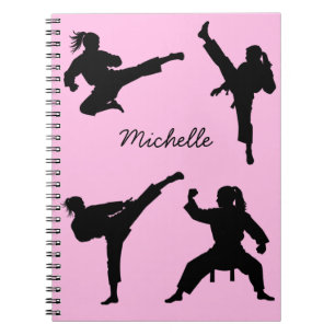 Custom martial arts karate Taekwondo Fighting Notebook