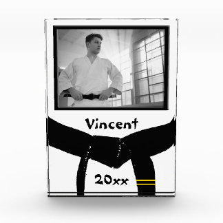 Custom Martial Arts Second Degree Black Belt Award