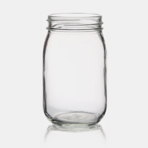 Custom Mason Jar 16oz, Set of 1