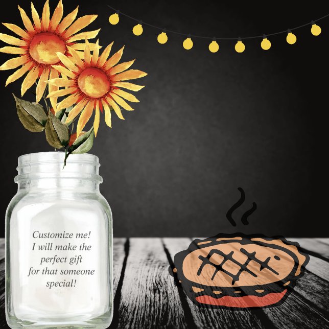 Custom mason jar, rustic wedding, photo gift jar (Creator Uploaded)