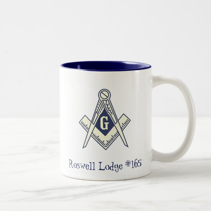 Custom Masonic Blue Lodge Coffee Mug