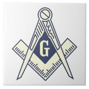 Custom Masonic Blue Lodge Wall Tile