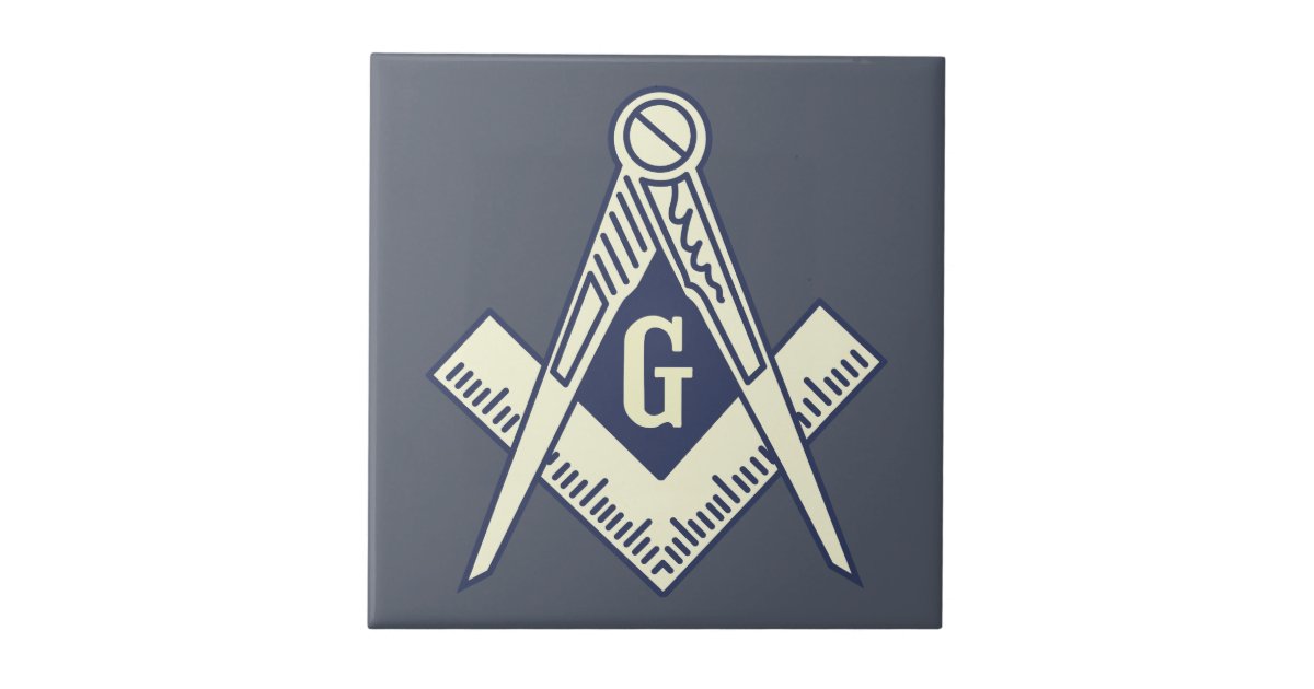 Custom Masonic Blue Lodge Wall Tile Zazzle