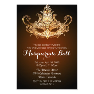 10 year anniversary invitations zazzle