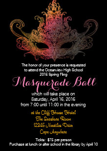 Formal Ball Party Invitations Zazzle