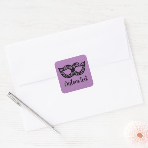 Custom masquerade mask stickers for party