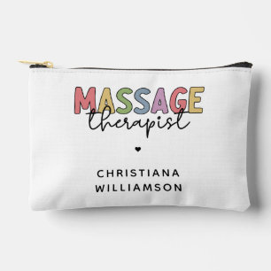 Custom Massage Therapist Massage Therapy Gifts Accessory Pouch