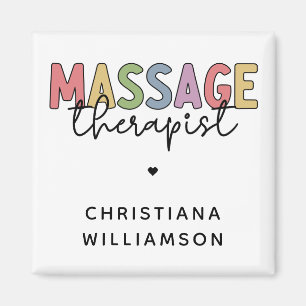Custom Massage Therapist Massage Therapy Gifts Magnet