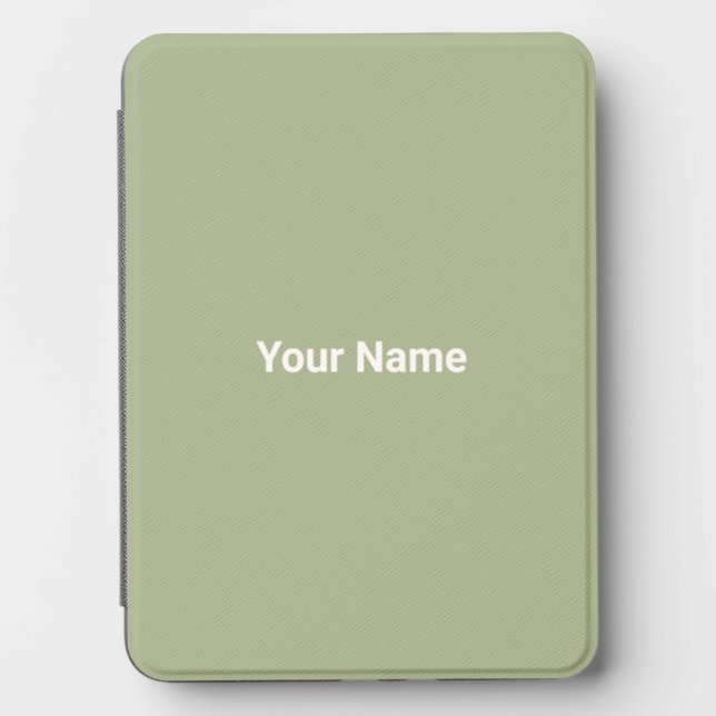 Custom Matcha Simple Professional Name Kindle Cover (Front)