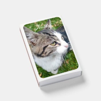 Custom Matchboxes With Cute Cat Photo Pet Image by photoedit at Zazzle