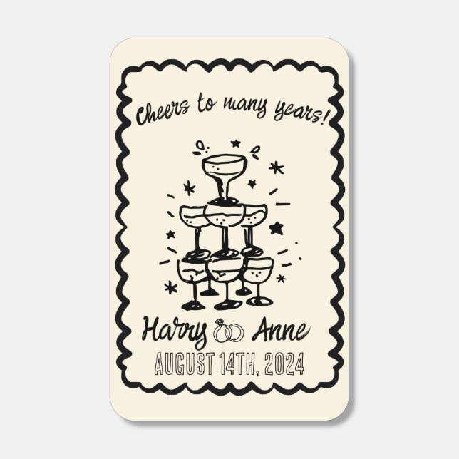 Custom Matches Wedding Favors (Front)