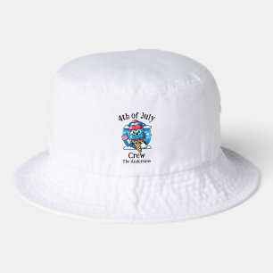Custom Matching Family 4th of July Crew Bucket Hat