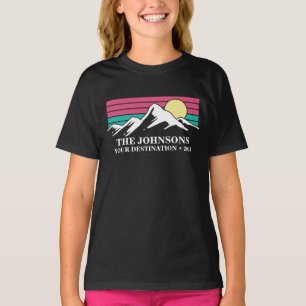 Custom Matching Family Vacation Camping Group T-Shirt