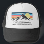 Custom Matching Family Vacation Camping Group   Trucker Hat<br><div class="desc">Celebrate your special moments with our custom family reunion and group vacation t-shirts! These personalized tees are perfect for making memories, featuring unique designs tailored to your event. Our shirts are ideal for family trips, mountain retreats, city escapes, and national park adventures, so our shirts ensure your family stands out....</div>