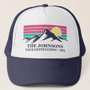 Custom Matching Family Vacation Camping Group Trucker Hat