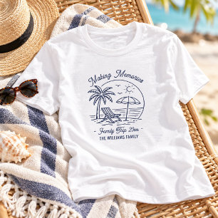 Custom Matching Vacation Family Trip Minimalist T-Shirt